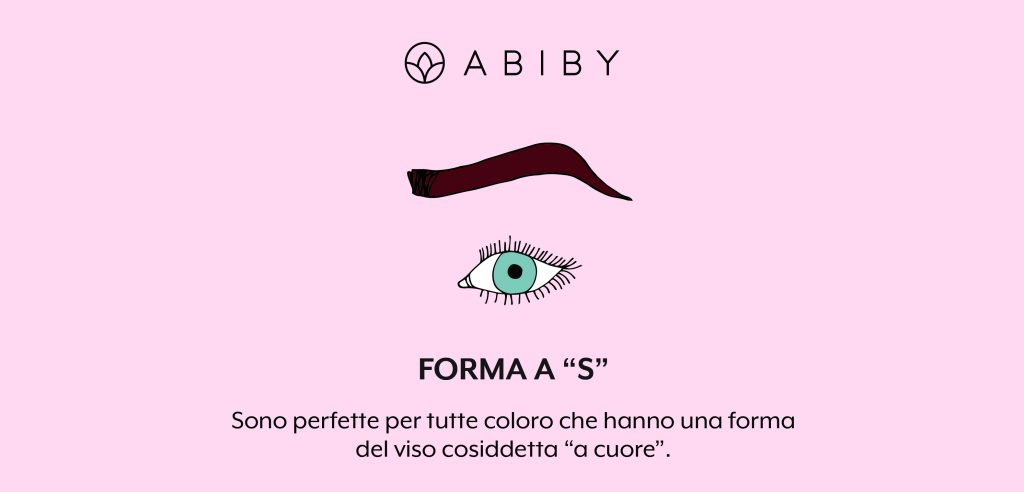 sopracciglia forma a S
