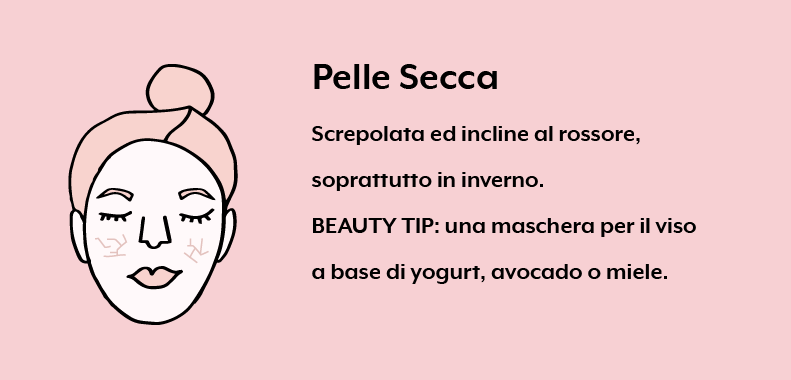 beauty routine pelle secca