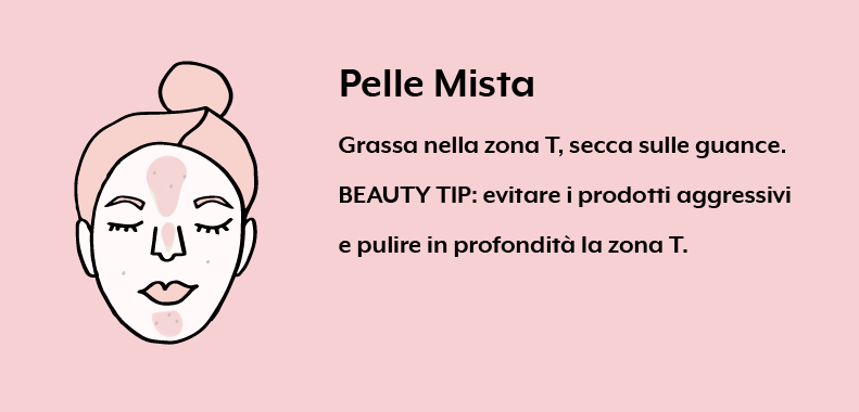 skincare pelle mista