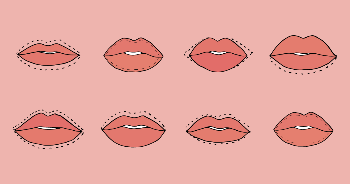 Trucco Labbra Linee Guida Per Correggere Imperfezioni Con Immagini