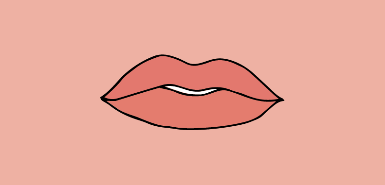 Labbra all'ingiù