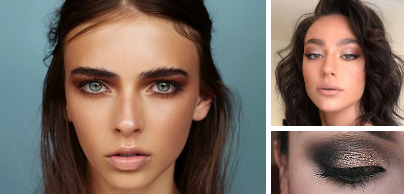 Smoeky eyes color bronzo