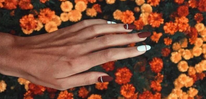 nail art colori autunnali