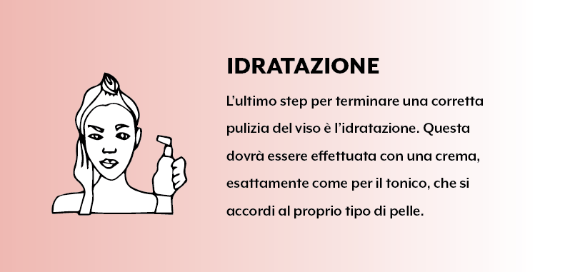Idratare pelle pulizia del viso