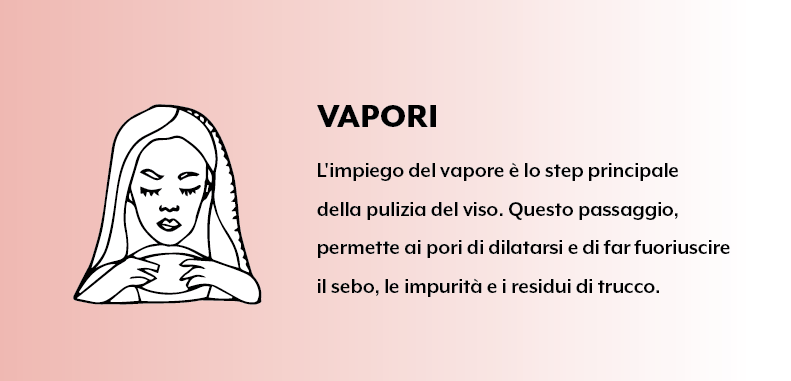 Vapori - pulizia del viso