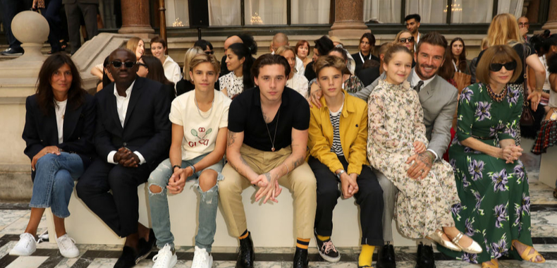 sfilata wintour backham