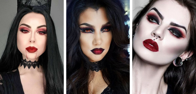 trucco halloween vampira