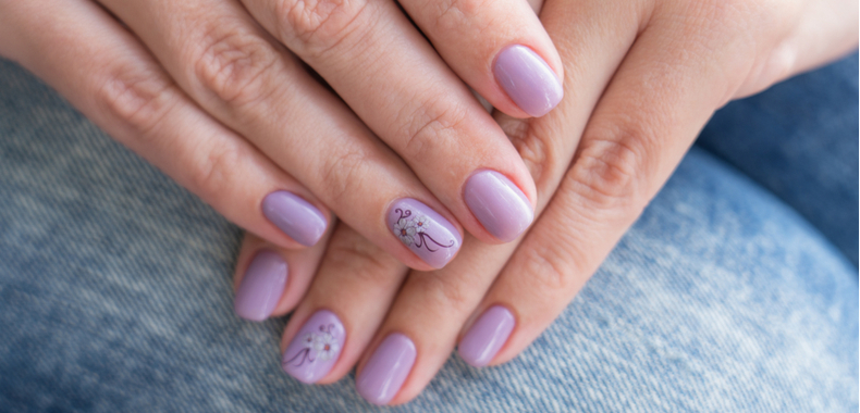 smalto semipermanente close up