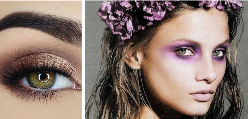 Occhi verdi trucco discoteca