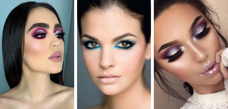 Trucco occhi marroni discoteca