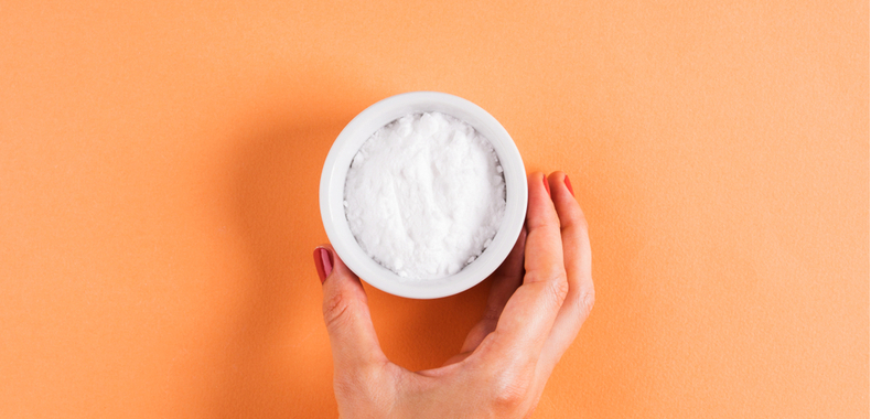 BIcarbonato per la pelle