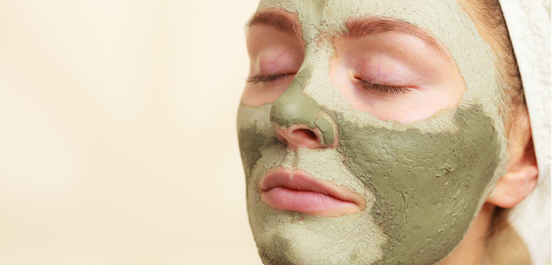 Maschera viso argilla verde