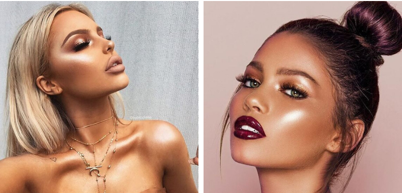 Trucco sera illuminante