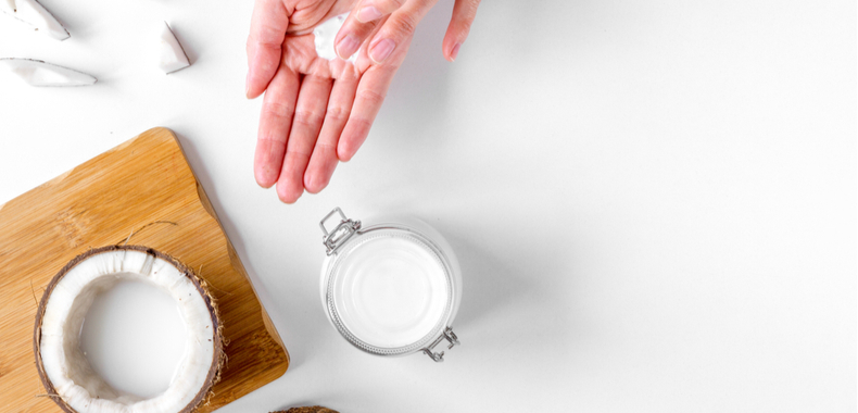 olio di cocco per la pelle