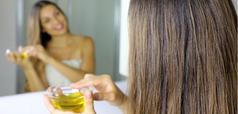 Olio di mandorle per capelli