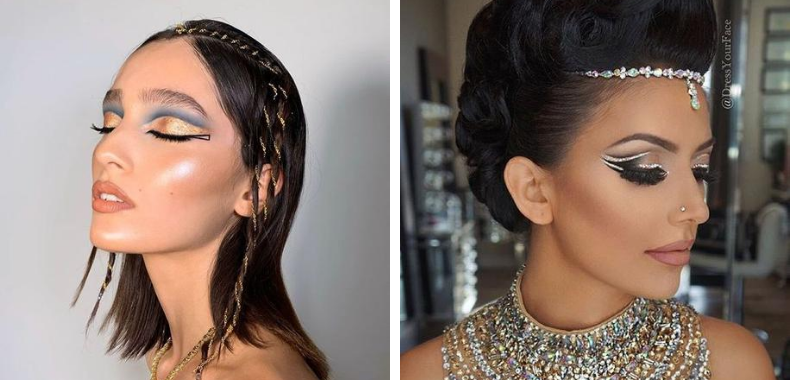 trucco cleopatra moderno