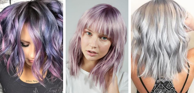 capelli argento metallici