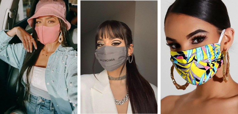 look mascherina make up