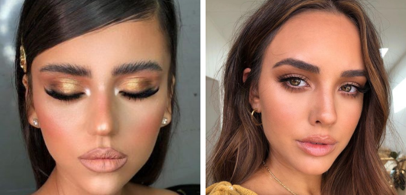 ombretti beige marrone