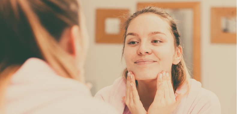 pulizia viso mascherina