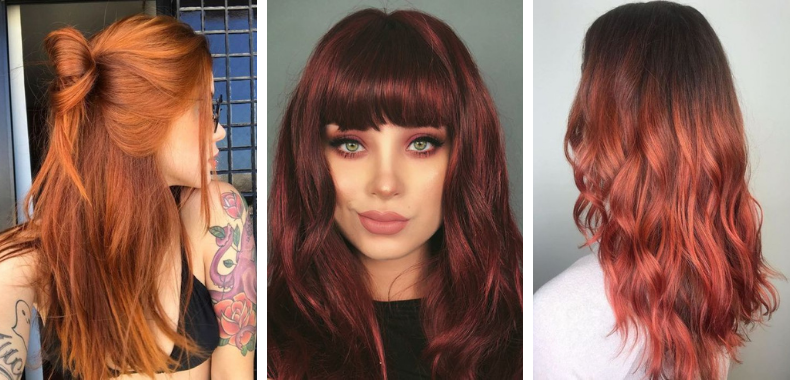 riflessante capelli rossi