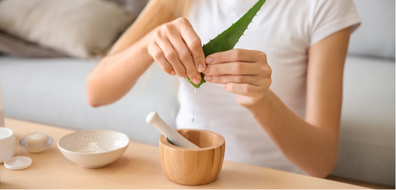 ricavare gel di aloe vera