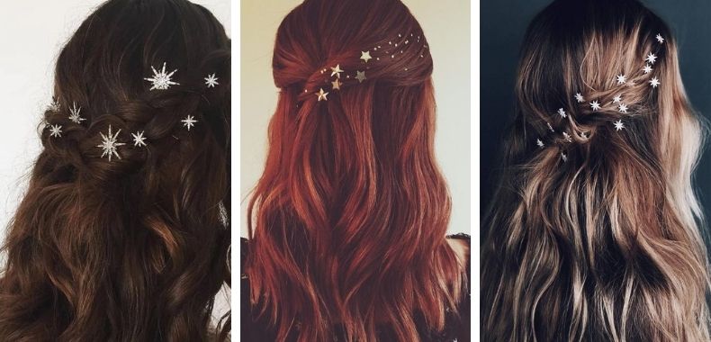 gioielli per capelli Natale