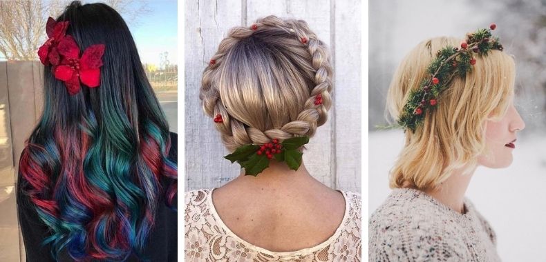 Acconciature Natale ispirazione