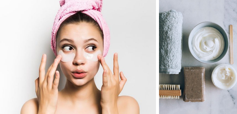 contorno occhi maschera yogurt