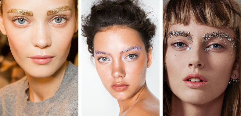 sopracciglia glitter