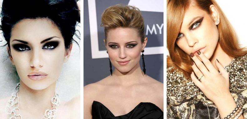 matita nera base smokey eyes