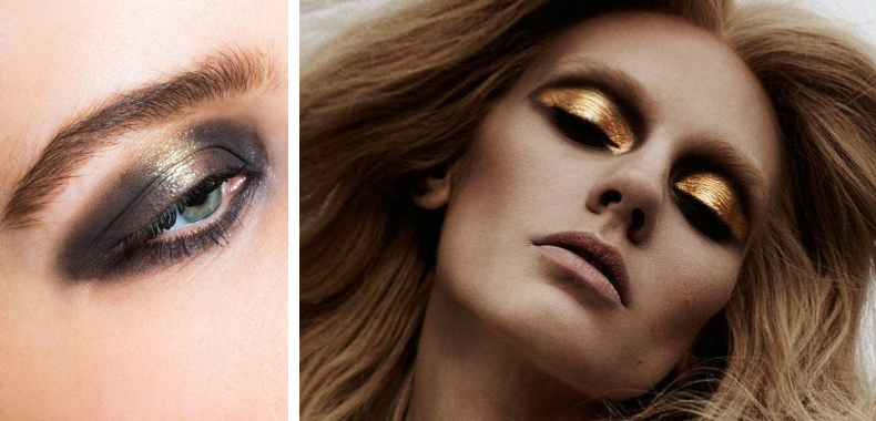 matita nera ombretto metallico