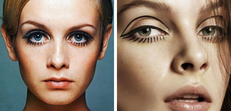 ispirazione make up twiggy