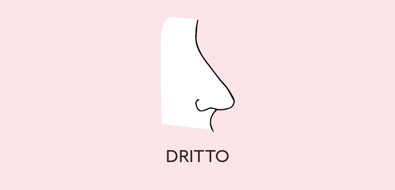 naso dritto
