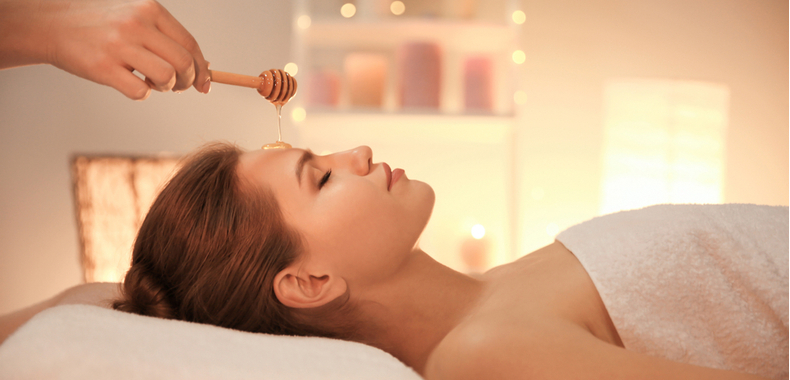 maschera viso miele