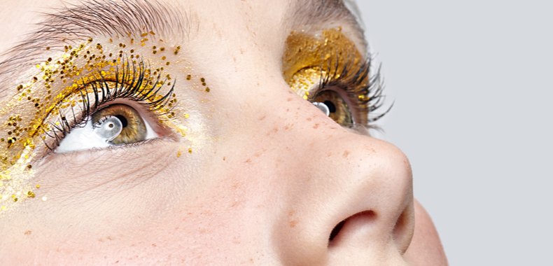 Glitter occhi make-up