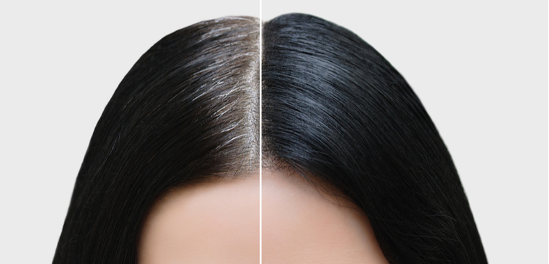 Ombretto capelli prima e dopo