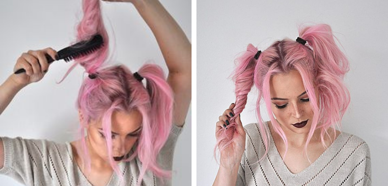 space bun tutorial 1