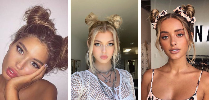 space buns semplici