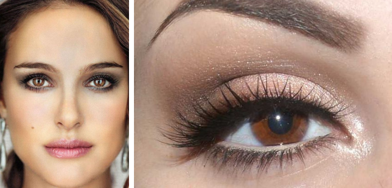 trucco occhi nocciola